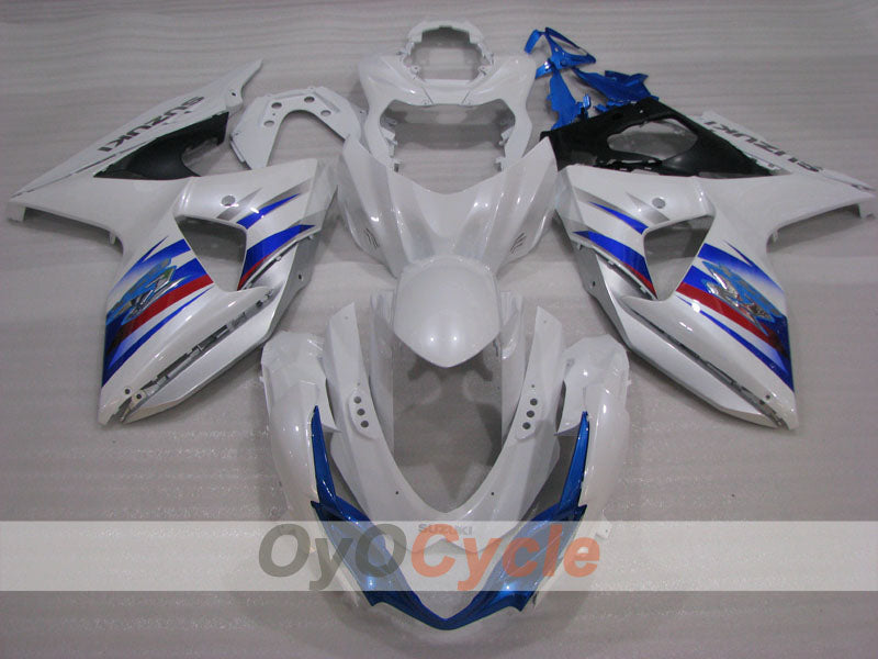 Injection Fairing kit for 09-16 GSX R1000 - Blue, White, Black - Factory Style #OYO87905564