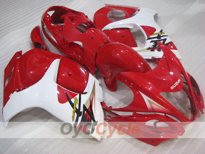 Injection Fairing kit for 08-20 GSXR1300 Hayabusa - Red, White - Factory Style #OYO87905570 Main image