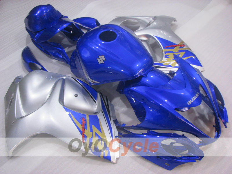 Injection Fairing kit for 08-20 GSXR1300 Hayabusa - Blue, Silver - Factory Style #OYO87905573 Main image