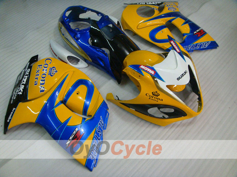 Injection Fairing kit for 08-20 GSXR1300 Hayabusa - Yellow, Blue - Corona #OYO87905574 Main image