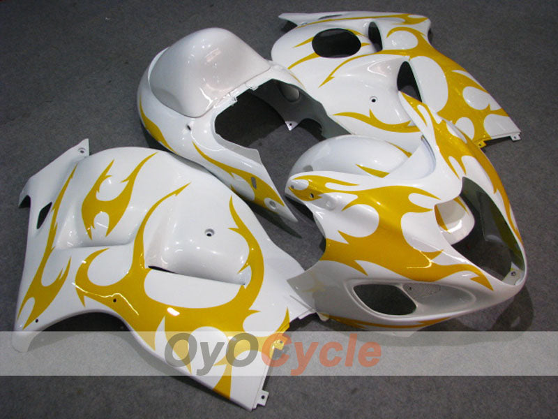 Injection Fairing kit for 08-20 GSXR1300 Hayabusa - Yellow, White - Factory Style, Customize #OYO87905575 Secondary image