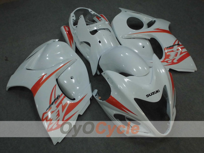Injection Fairing kit for 08-20 GSXR1300 Hayabusa - Red, White - Factory Style #OYO87905577 Main image