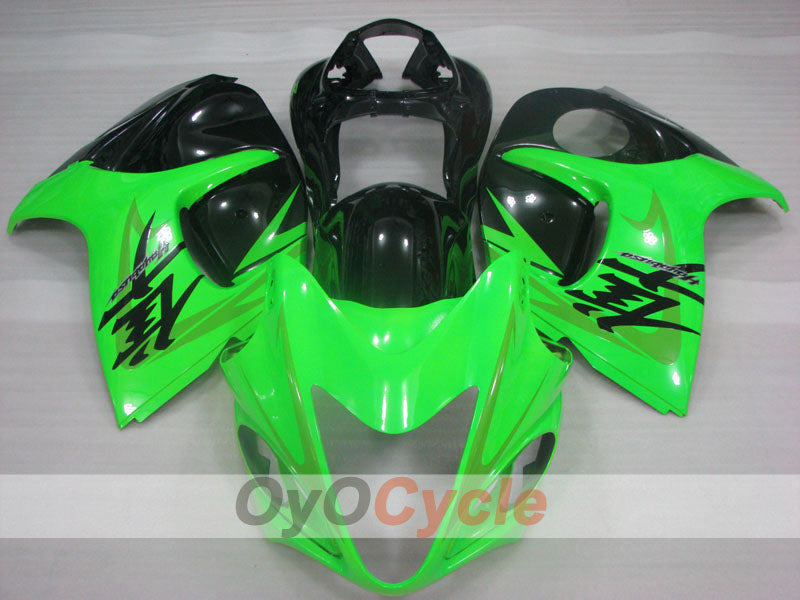 Injection Fairing kit for 08-20 GSXR1300 Hayabusa - Green, Black - Factory Style #OYO87905581
