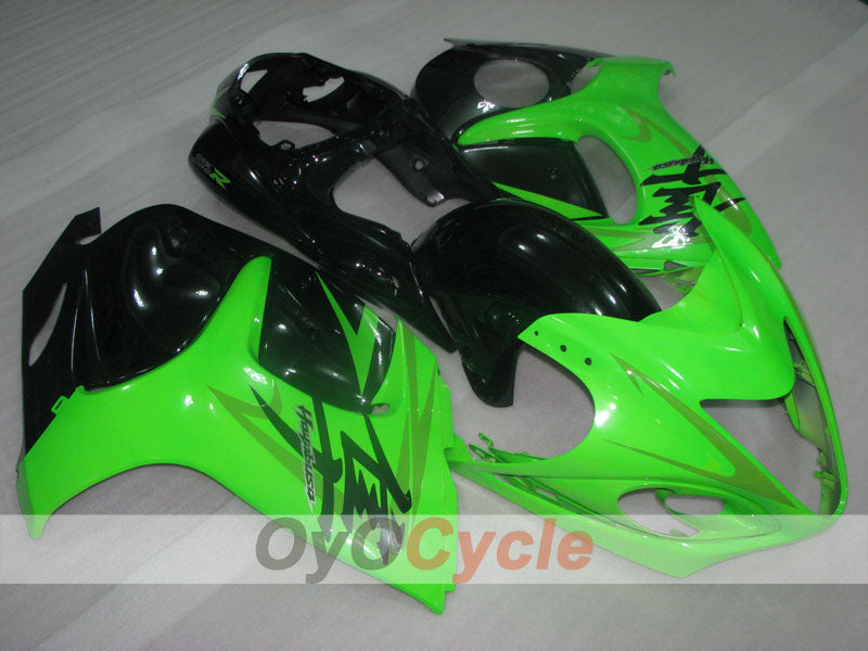 Injection Fairing kit for 08-20 GSXR1300 Hayabusa - Green, Black - Factory Style #OYO87905581 Main image