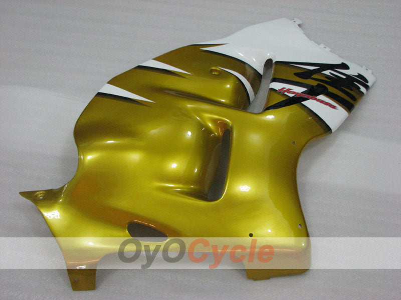 Injection Fairing kit for 99-07 GSXR1300 Hayabusa - White, Gold - Factory Style #OYO87905599