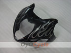 Injection Fairing kit for 99-07 GSXR1300 Hayabusa - Black - Flame #OYO87905609