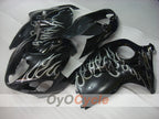 Injection Fairing kit for 99-07 GSXR1300 Hayabusa - Black - Flame #OYO87905609