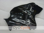 Injection Fairing kit for 99-07 GSXR1300 Hayabusa - Black - Flame #OYO87905609