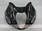 Injection Fairing kit for 99-07 GSXR1300 Hayabusa - Black - Flame #OYO87905609