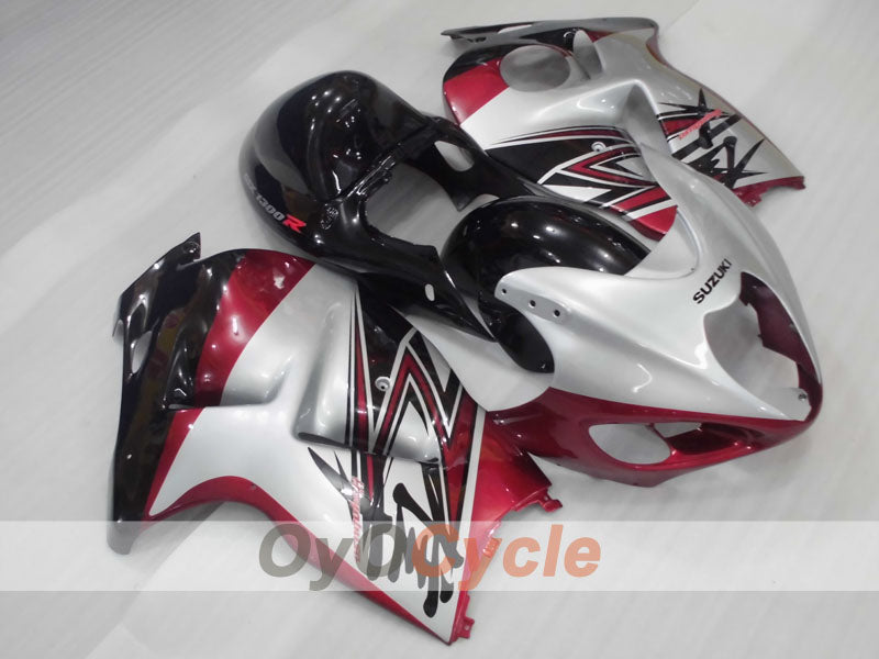 Injection Fairing kit for 99-07 GSXR1300 Hayabusa - Red, Black, Silver - Factory Style #OYO87905610