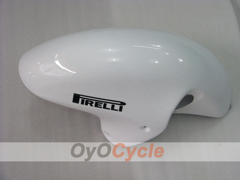 Injection Fairing kit for 99-07 GSXR1300 Hayabusa - White, Black - Corona, MOTUL #OYO87905612