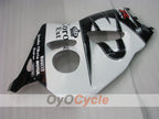 Injection Fairing kit for 99-07 GSXR1300 Hayabusa - White, Black - Corona, MOTUL #OYO87905612