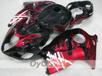Injection Fairing kit for 99-07 GSXR1300 Hayabusa - Red, Black - Flame #OYO87905613