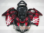 Injection Fairing kit for 99-07 GSXR1300 Hayabusa - Red, Black - Flame #OYO87905613