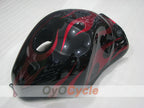 Injection Fairing kit for 99-07 GSXR1300 Hayabusa - Red, Black - Flame #OYO87905614