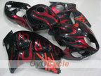 Injection Fairing kit for 99-07 GSXR1300 Hayabusa - Red, Black - Flame #OYO87905614