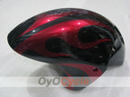 Injection Fairing kit for 99-07 GSXR1300 Hayabusa - Red, Black - Flame #OYO87905614