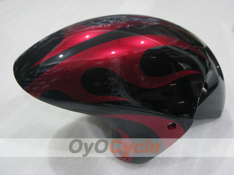 Injection Fairing kit for 99-07 GSXR1300 Hayabusa - Red, Black - Flame #OYO87905614