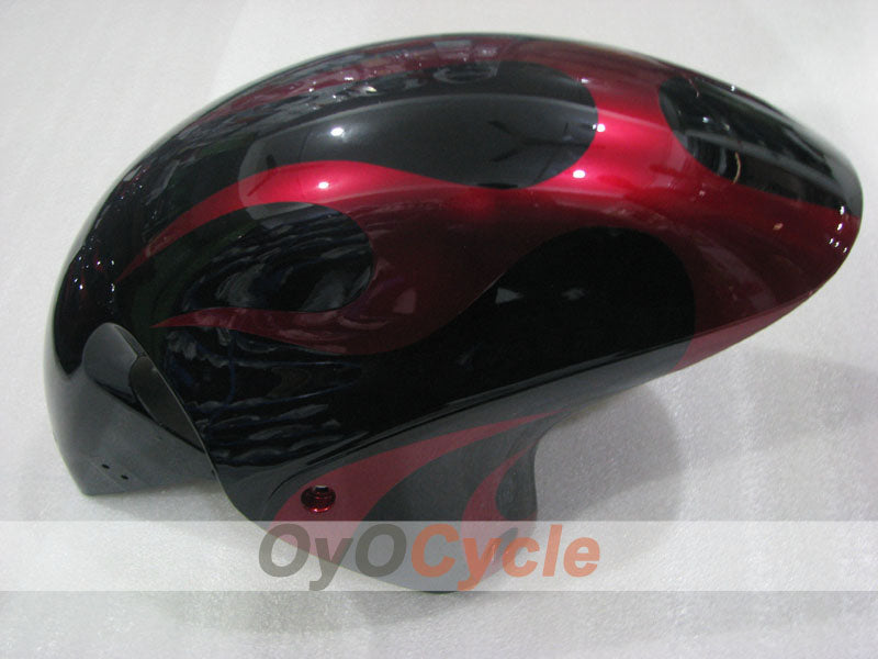 Injection Fairing kit for 99-07 GSXR1300 Hayabusa - Red, Black - Flame #OYO87905614