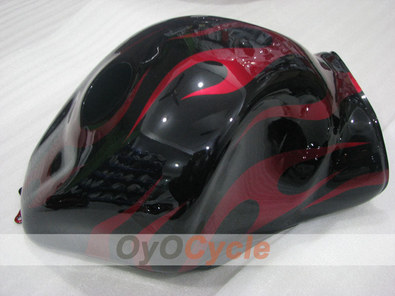 Injection Fairing kit for 99-07 GSXR1300 Hayabusa - Red, Black - Flame #OYO87905614