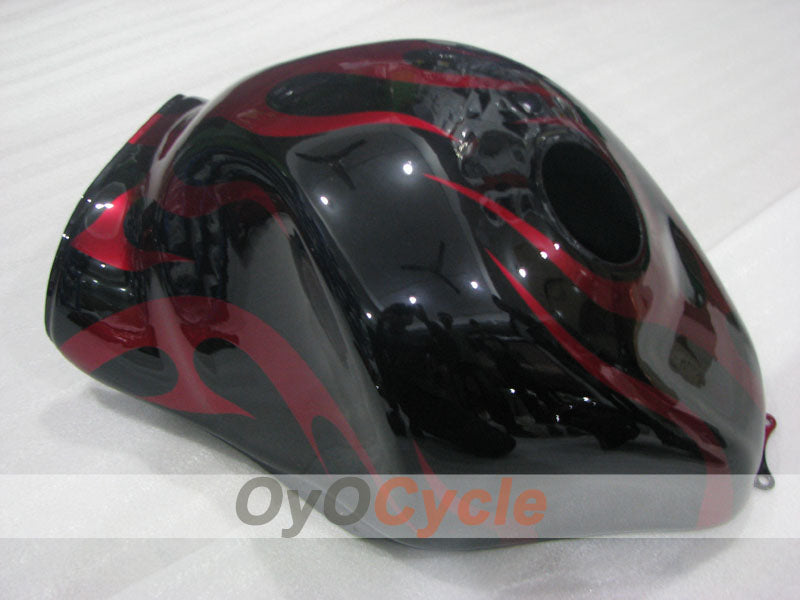 Injection Fairing kit for 99-07 GSXR1300 Hayabusa - Red, Black - Flame #OYO87905614