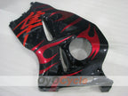 Injection Fairing kit for 99-07 GSXR1300 Hayabusa - Red, Black - Flame #OYO87905614