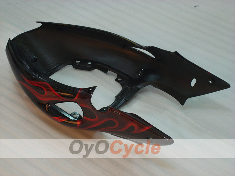 Injection Fairing kit for 99-07 GSXR1300 Hayabusa - Red, Black - Flame #OYO87905615