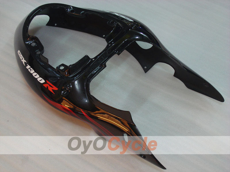 Injection Fairing kit for 99-07 GSXR1300 Hayabusa - Red, Black - Flame #OYO87905615