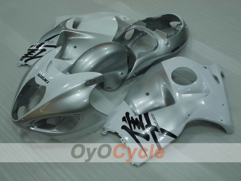 Injection Fairing kit for 99-07 GSXR1300 Hayabusa - White, Silver - Factory Style #OYO87905617