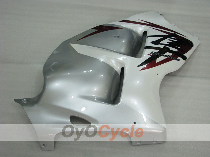 Injection Fairing kit for 99-07 GSXR1300 Hayabusa - White, Silver - Factory Style #OYO87905619