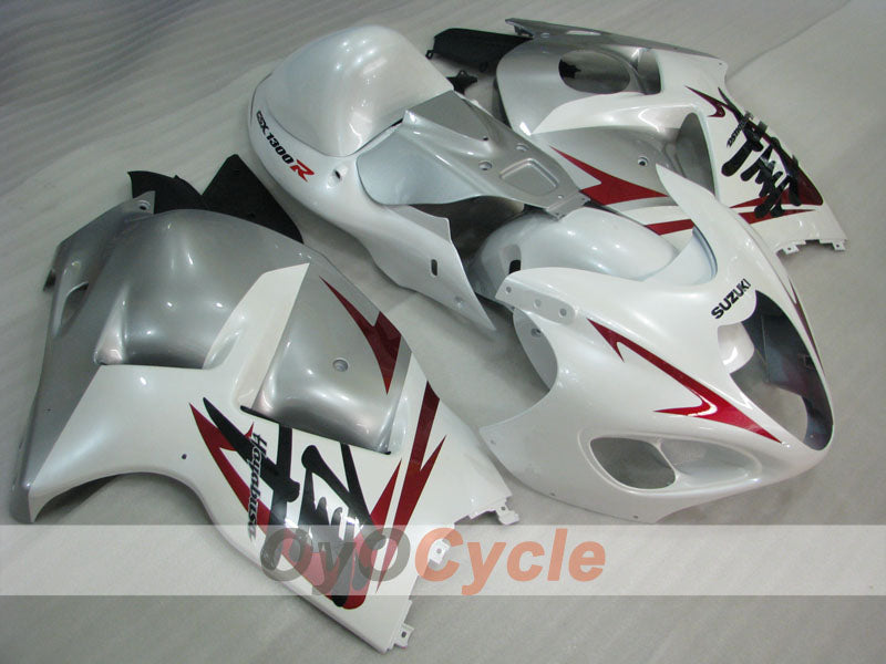 Injection Fairing kit for 99-07 GSXR1300 Hayabusa - White, Silver - Factory Style #OYO87905619 Main image