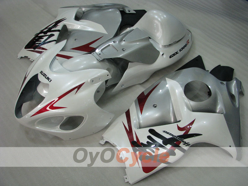 Injection Fairing kit for 99-07 GSXR1300 Hayabusa - White, Silver - Factory Style #OYO87905619