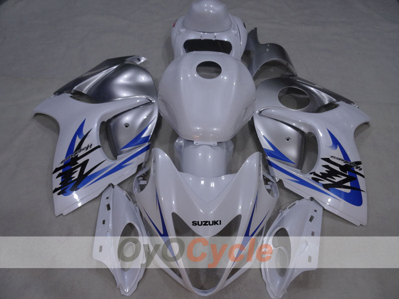 Injection Fairing kit for 99-07 GSXR1300 Hayabusa - White, Silver - Factory Style #OYO87905620 Secondary image