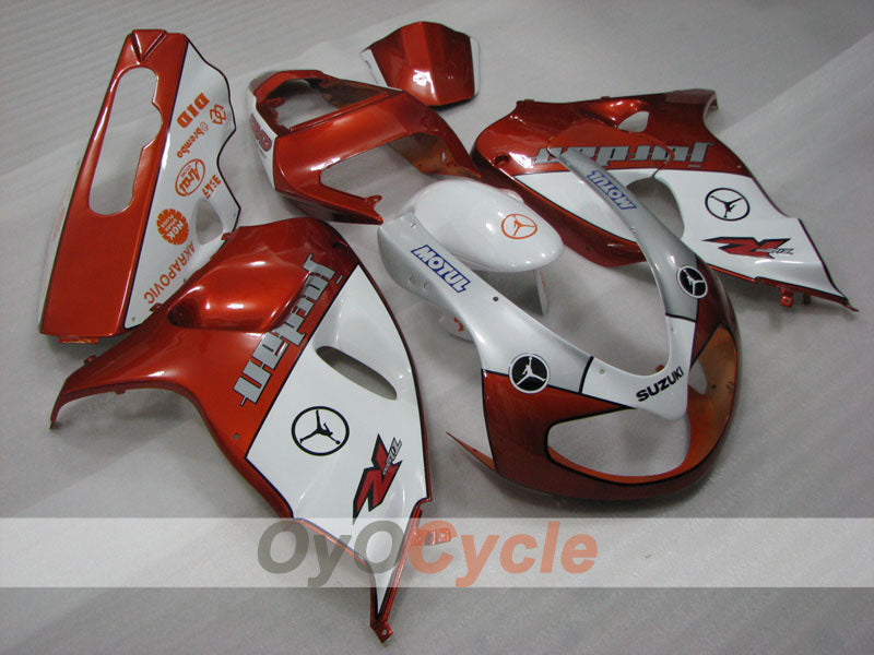 Injection Fairing kit for 98-03 TL1000R - Orange, White - Jordan #OYO87905623