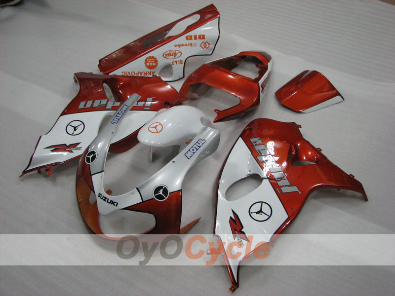 Injection Fairing kit for 98-03 TL1000R - Orange, White - Jordan #OYO87905623