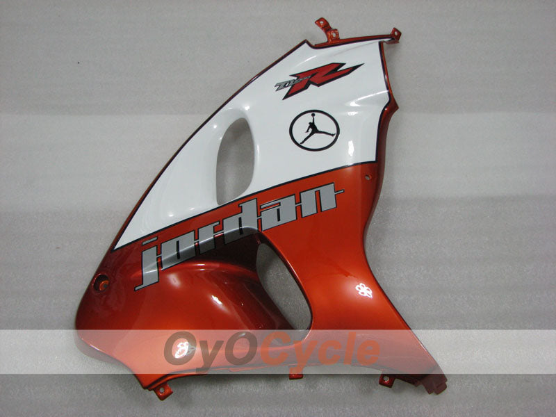 Injection Fairing kit for 98-03 TL1000R - Orange, White - Jordan #OYO87905623
