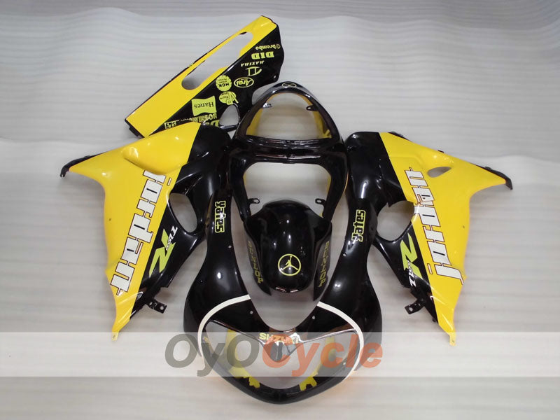 Injection Fairing kit for 98-03 TL1000R - Yellow, Black - Jordan #OYO87905624