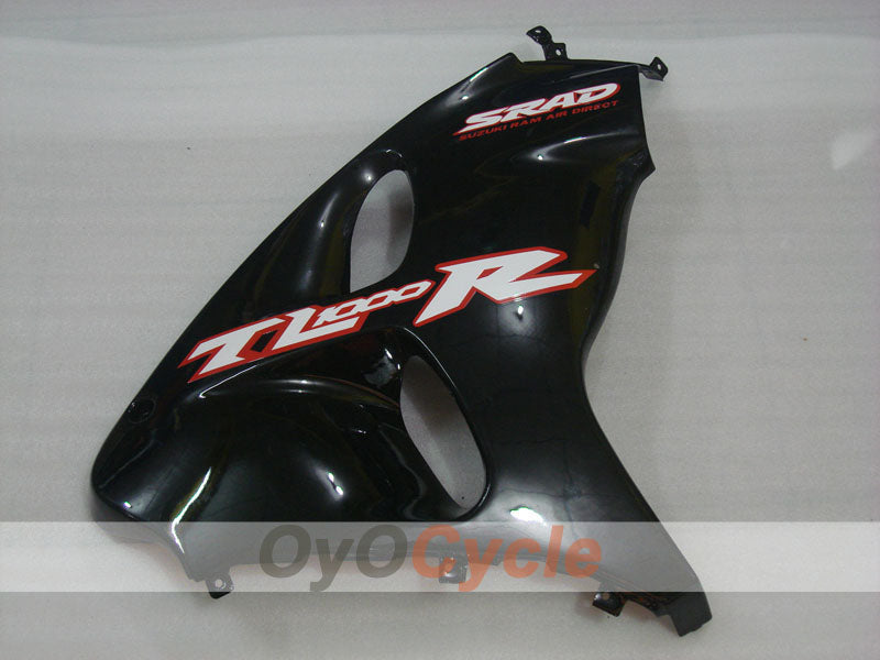 Injection Fairing kit for 98-03 TL1000R - Black, Silver - Factory Style #OYO87905628