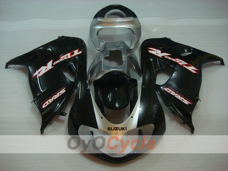 Injection Fairing kit for 98-03 TL1000R - Black, Silver - Factory Style #OYO87905628