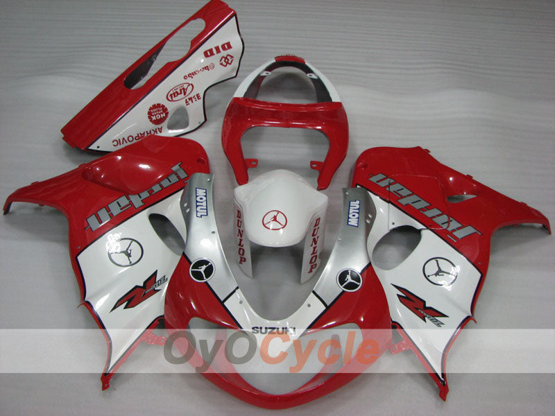Injection Fairing kit for 98-03 TL1000R - Red, White - Jordan #OYO87905633 Secondary image