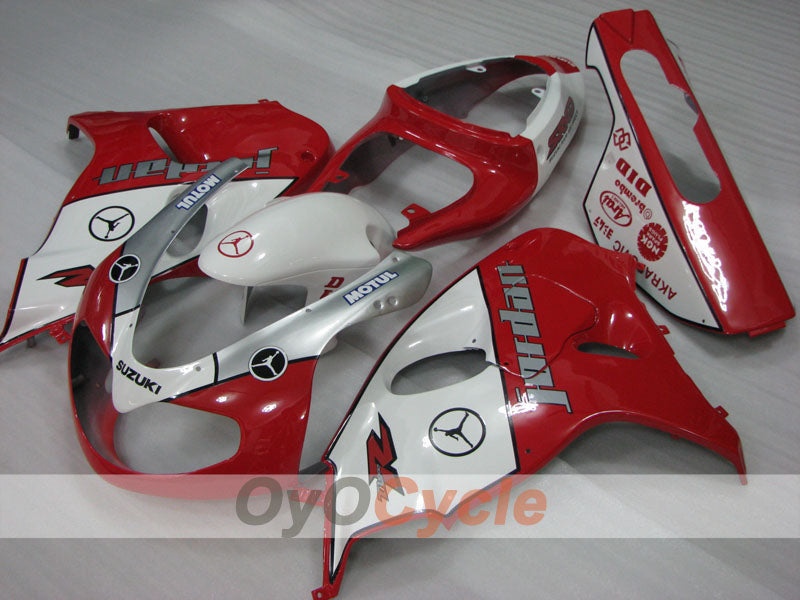 Injection Fairing kit for 98-03 TL1000R - Red, White - Jordan #OYO87905633