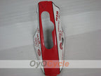 Injection Fairing kit for 98-03 TL1000R - Red, White - Jordan #OYO87905633
