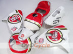 Injection Fairing kit for 98-03 TL1000R - Red, White - Lucky Strike #OYO87905636