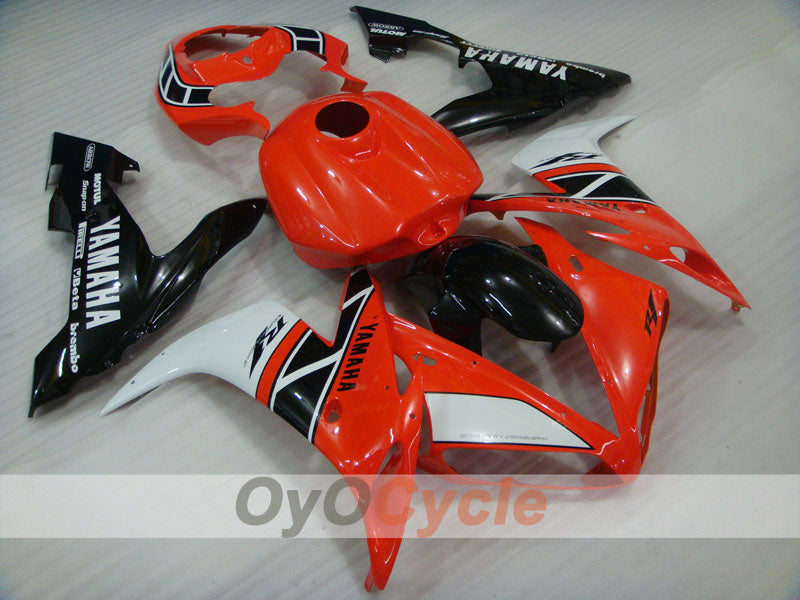 Injection Fairing kit for 04-06 YZF-R1 - Orange, White, Black - MOTUL #OYO87905643 Main image
