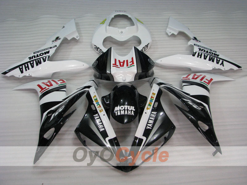 Injection Fairing kit for 04-06 YZF-R1 - White, Black - FIAT #OYO87905647 Secondary image