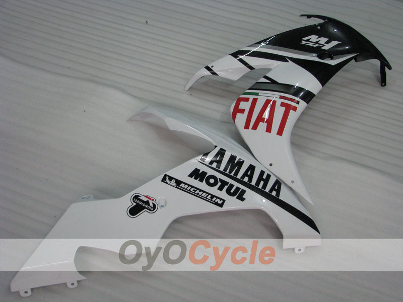Injection Fairing kit for 04-06 YZF-R1 - White, Black - FIAT #OYO87905647