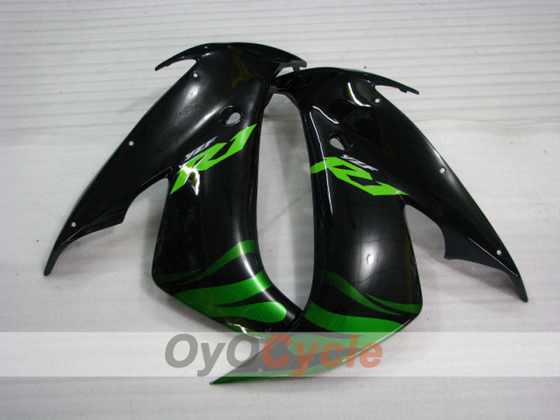 Injection Fairing kit for 04-06 YZF-R1 - Green, Black - Factory Style #OYO87905653
