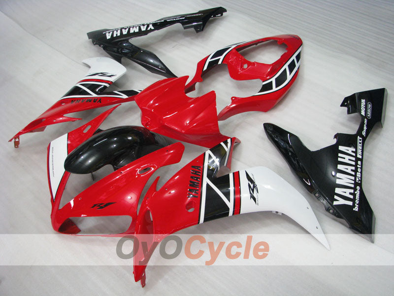 Injection Fairing kit for 04-06 YZF-R1 - Red, White, Black - MOTUL #OYO87905657 Main image