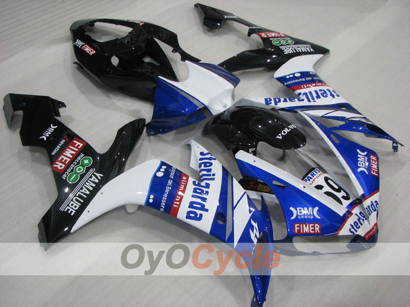 Injection Fairing kit for 04-06 YZF-R1 - Blue, White, Black - Sterilgarda #OYO87905666 Main image
