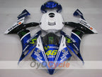 Injection Fairing kit for 04-06 YZF-R1 - Blue, White, Black - Monster #OYO87905668